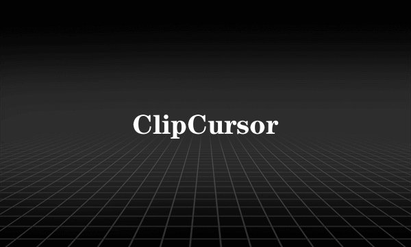 ClipCursor