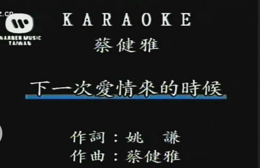 下一次爱情来的时候（蔡健雅演唱歌曲）