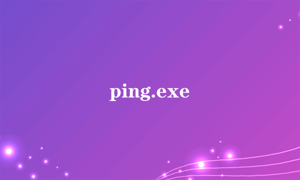 ping.exe