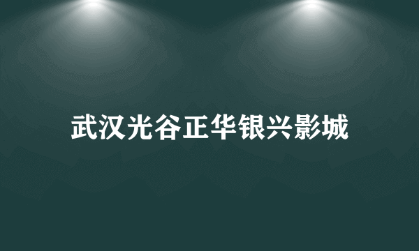 武汉光谷正华银兴影城