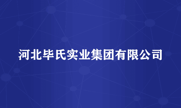 河北毕氏实业集团有限公司