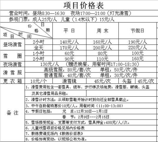 大连欢乐雪世界滑雪场