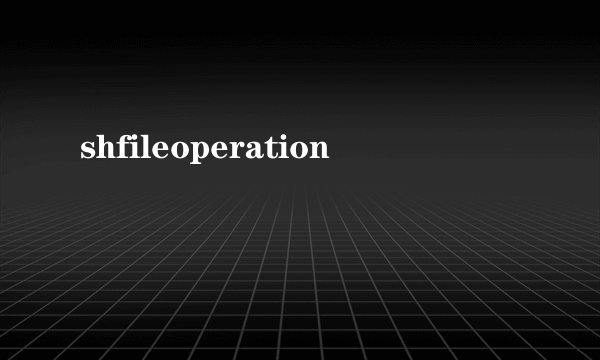 shfileoperation