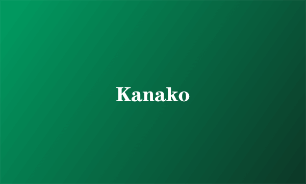 Kanako