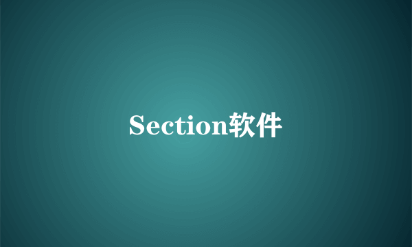 Section软件