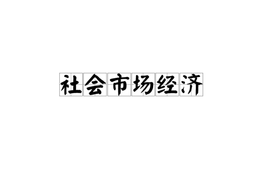 社会市场经济（经济学术语）