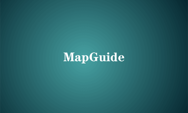 MapGuide