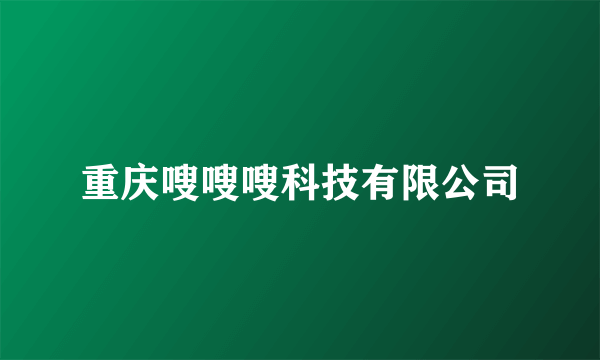 重庆嗖嗖嗖科技有限公司