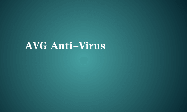 AVG Anti-Virus