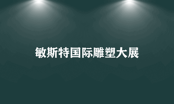 敏斯特国际雕塑大展