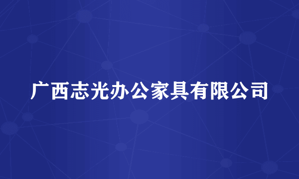 广西志光办公家具有限公司