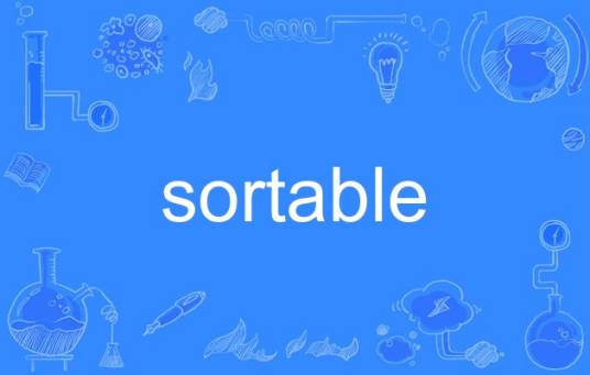 sortable