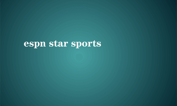 espn star sports