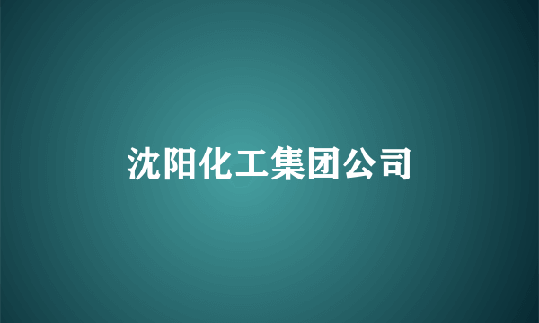 沈阳化工集团公司