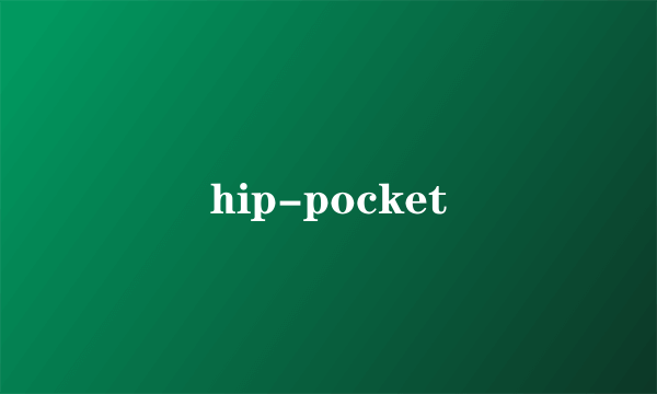 hip-pocket