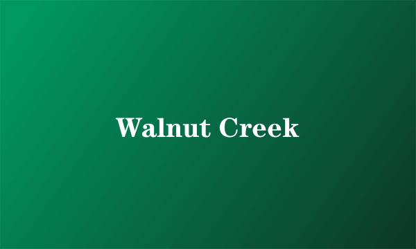 Walnut Creek