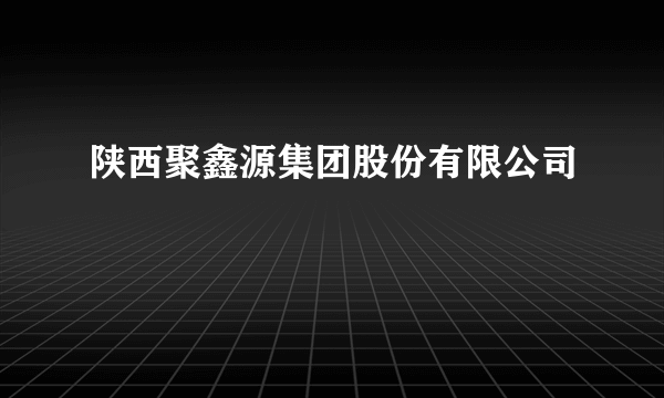 陕西聚鑫源集团股份有限公司