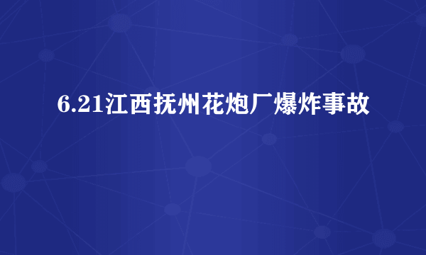 6.21江西抚州花炮厂爆炸事故