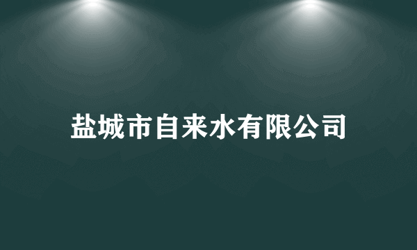 盐城市自来水有限公司