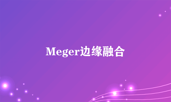 Meger边缘融合