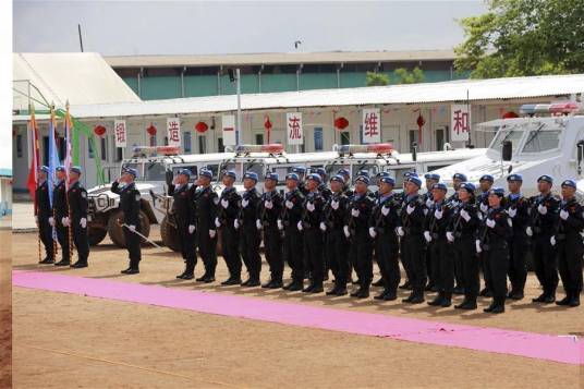 中国第五支驻利比里亚维和警察防暴队