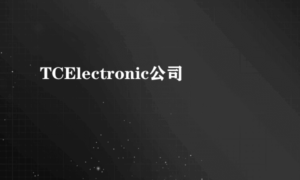 TCElectronic公司