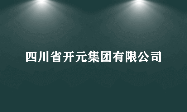 四川省开元集团有限公司