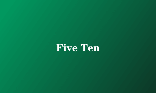 Five Ten