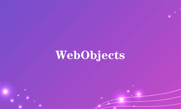 WebObjects