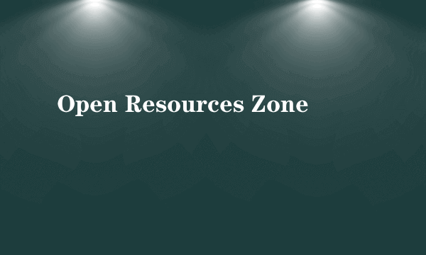 Open Resources Zone