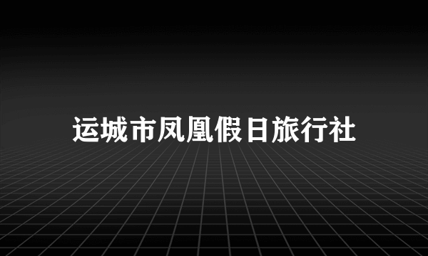 运城市凤凰假日旅行社