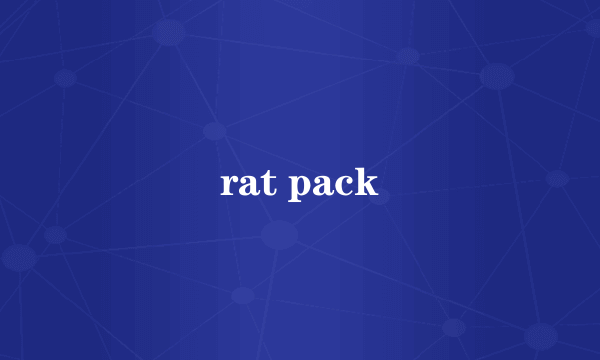 rat pack