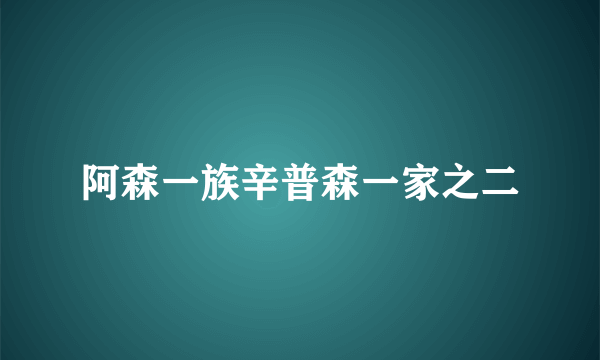 阿森一族辛普森一家之二