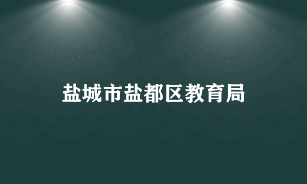 盐城市盐都区教育局